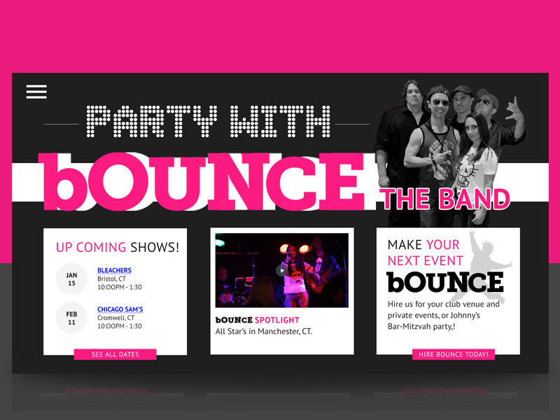 Example of Bounce Website