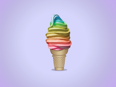 Rainbow Ice Cream cone icecream rainbow rainbow ice cream sweets