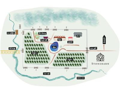 Mudmap illustration map mudmap