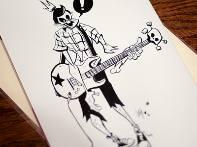 Inktober 03 art drawing inktober penandink sketch traditional zombierock