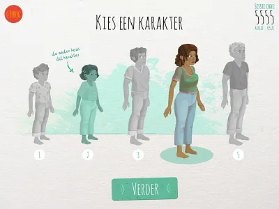 Character select app applied character child children game health ios psychological select therapist tool