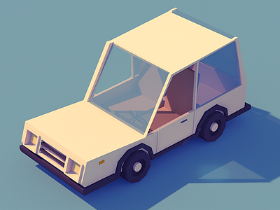 Mini :) 3d c4d car isometric model vehicle