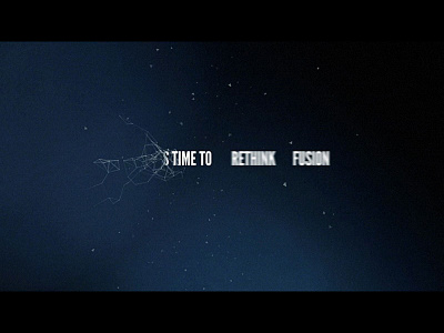 Dispersing Type motion space typograpy