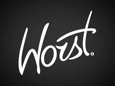 worst script cursive font graphic design illustration lettering script type typography