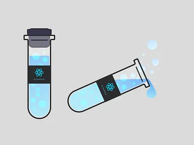 React Drops illustration react.js