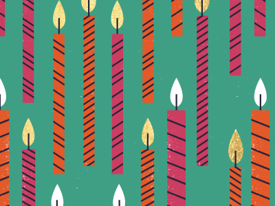 Birthday wrapping paper pattern