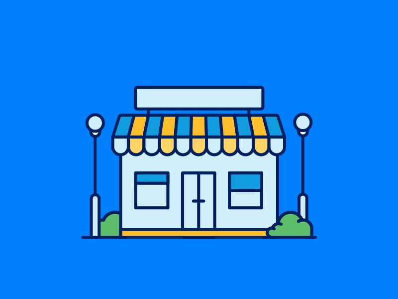 Retail Store gif graphics icon illustration line management online purchase retail shop store