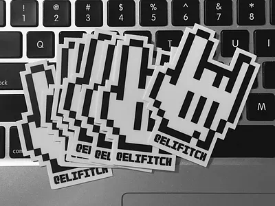 Rad pointer stickers brand personal brand pixel pixel art pointer rad 🤘