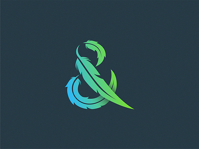 Ampersand icon illustration logo symbol