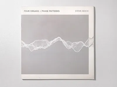 Steve Reich album art cover design
