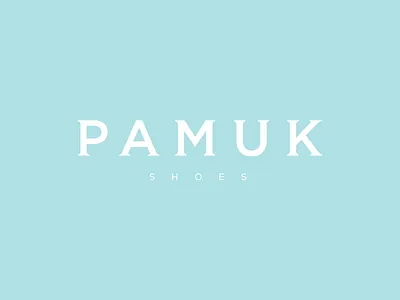 PAMUK - Logo design brand branding fashion logo shoes