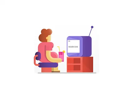 Narcos character illustration narcos netflix old pablo texture tv vector