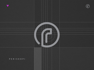 Periscope grid icon logo logodesign minimal news periscope periskopi portal symbol view