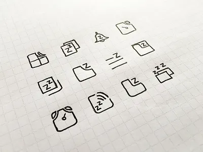 Firefox Test Pilot SnoozeTabs Icon hand drawn icons illustration ink mozilla snoozetabs test pilot