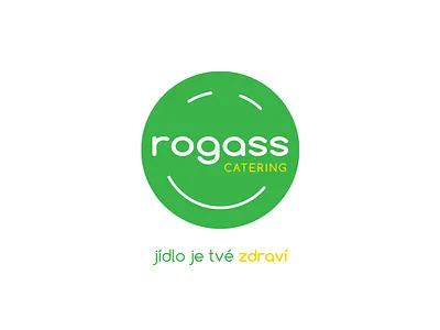 Rogas logo catering food green health logo