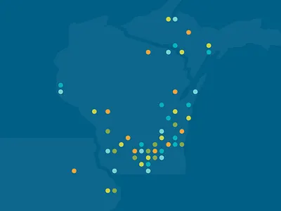 Utility Member Map map wisconsin