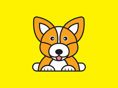 Corgi Sploot corgi dog pet puppy sploot vector