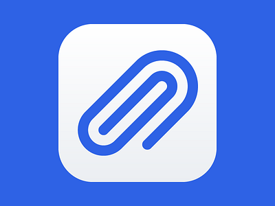 Paper Connect App app clipper concept icon ios paperclip ui