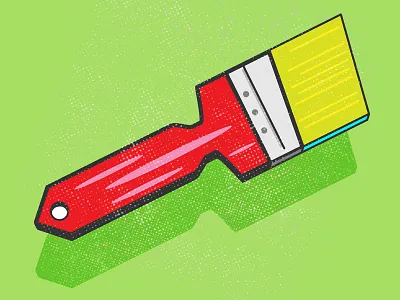 Paintbrush Illy much brightness bright illustration paintbrush