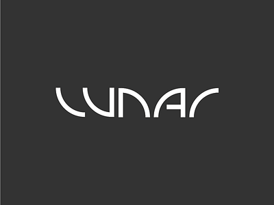 Lunar logo logotype typography wordmark