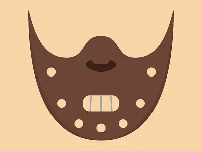 Hello Clarice halloween hannibal lecter illustration silence of the lambs vectober