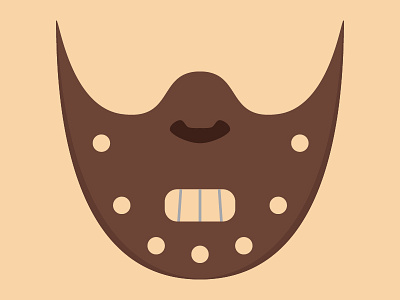 Hello Clarice halloween hannibal lecter illustration silence of the lambs vectober