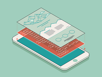 Build build code illustration mobile