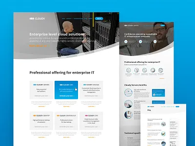 Cloudy cloud cloudy design identity servers virtual web