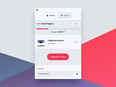 Symu Sketch plugin app button design extension photoshop plugin sketch symu ui upload ux web