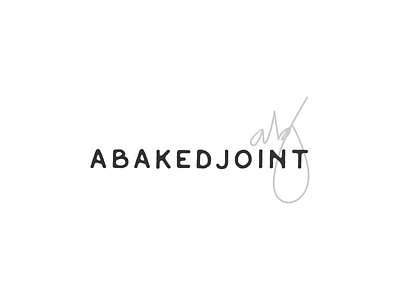 logo concept - a baked joint branding identity logo