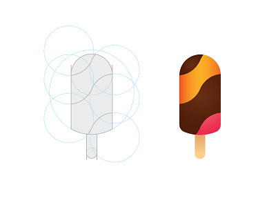 Ice Cream ice cream icon illustration kids logo process sweet vectober vector