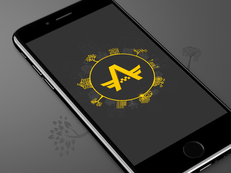 Splash Screen app behance dribbble ios loading screen presentation splash screen taxi taxi order uber