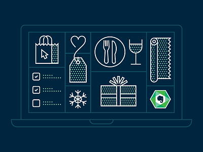 How to Plan Productive Holidays Illustration event food holidays lists planning present productive shopping snowflake