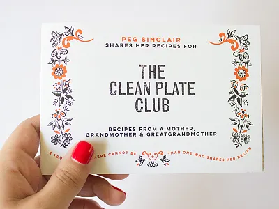 Recipe Book book recipe card