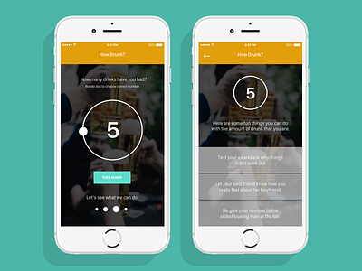 HowDrunk? - Terrible App app design drinking drunk ios terrible app ui ux