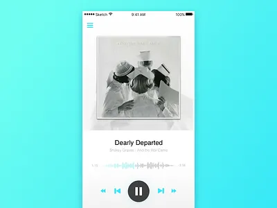 Daily UI #009 009 daily ui dailyui dailyui009 music music player ui ux