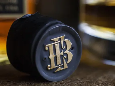 Ezra Brooks Monogram initials monogram packaging whiskey