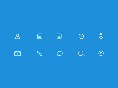 Icon set app blue design gray icon set icons ios meeting mobile ux