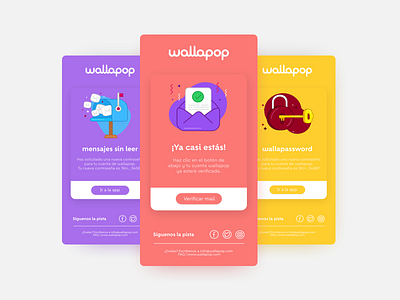 Transactional Mails app barcelona illustration mail startup wallapop