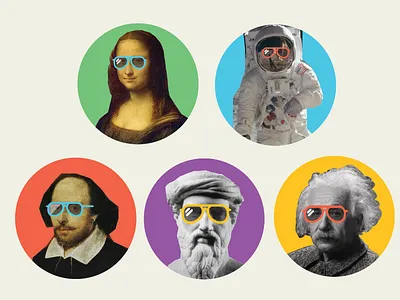 Historical Figures Avatars avatars education learning school