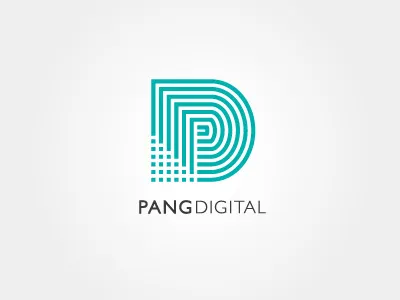 Pang Digital branding chicken clear concept design identity logo minimal rooster simple typography