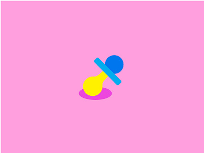 Pacifier icon baby children croatia education icon illustration love ny pacifier play us