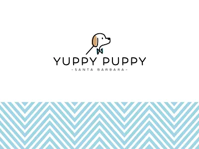 Yuppy Puppy 2 brand branding dog dog logo dogs identity logo logos pooch puppy vector
