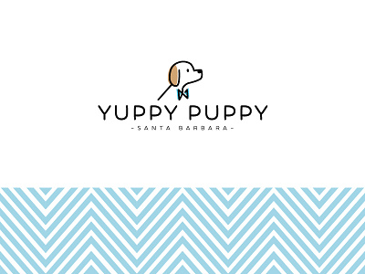 Yuppy Puppy 2 brand branding dog dog logo dogs identity logo logos pooch puppy vector
