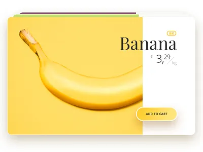The B-Side of the food :) banana buy online. cart colorful experiment extravagant food joke