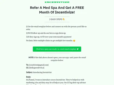 Incentivized Referral Template agency template design funnel design funnel template funnel theme ghl ghl template gohighlevel illustration incentivized referral template ui