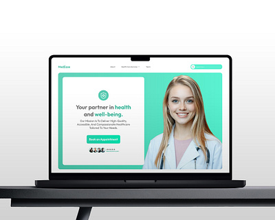 Web Design for Healthcare Platform | MedEase | Accessible 5 stars