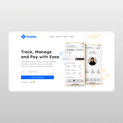 Paywise- Employee Payroll SaaS Platform! framer uiux uiuxdesigns webdesign webflowdesigns webflowdeveloper