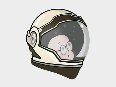 Dream Big baby dream helmet space