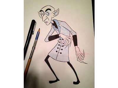 Nosferatu characters halloween illustration inktober nosferatu